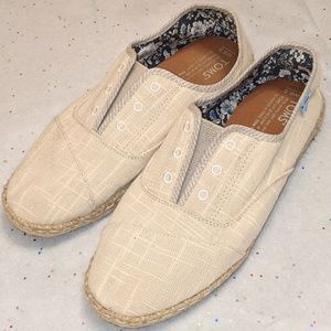 New Toms Espadrilles, Size 6.5
